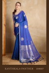 Kanthkala Panther Dark By Rajtex Satin Handloom Weaving Silk Saree Exporters In India
